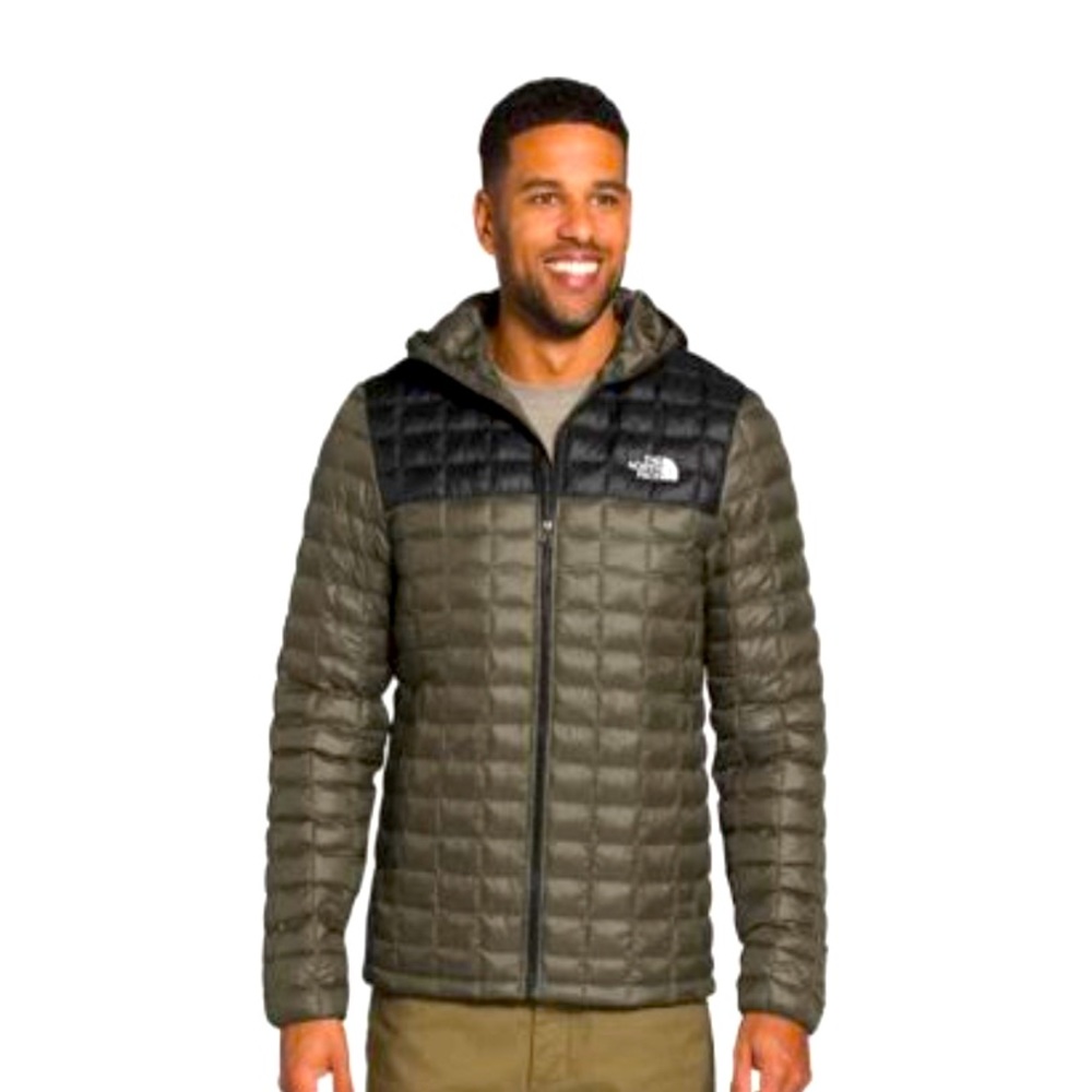 The North Face Men’s Thermoball Eco Hoodie - Taupe Green Matte/TNF Black Matte